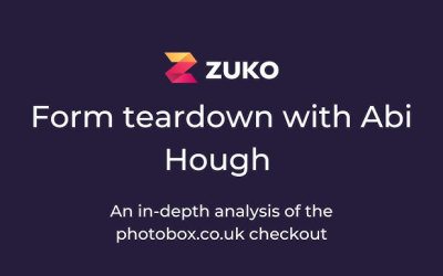 Zuko Analytics: A review of the Photobox checkout UX and customer journey