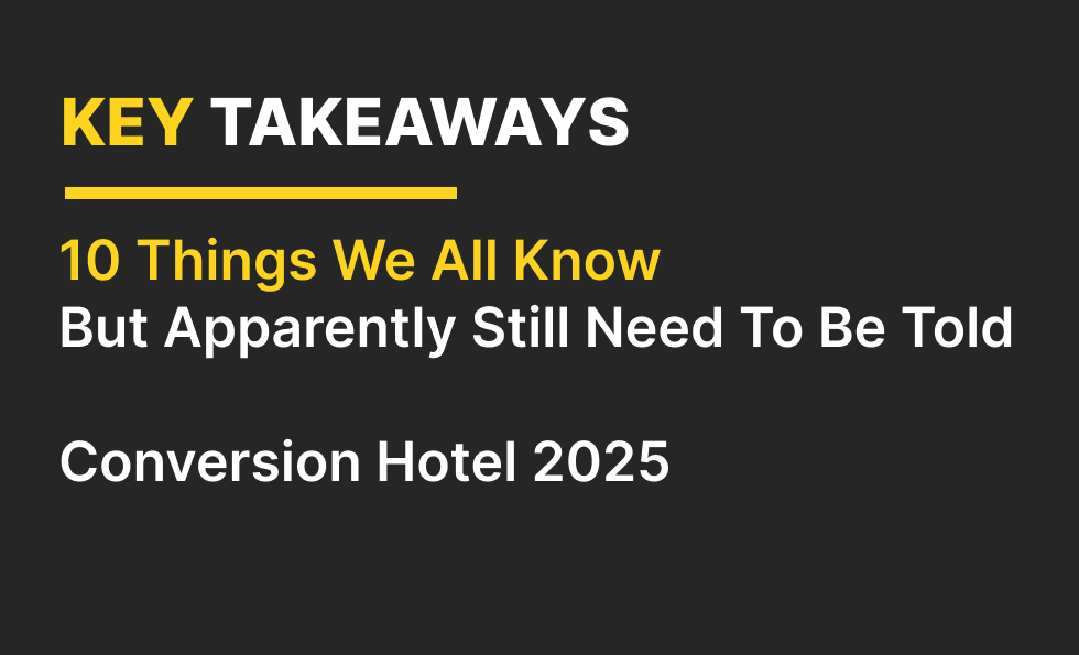 10 Things We All Know, But Apparently Still Need To Be Told