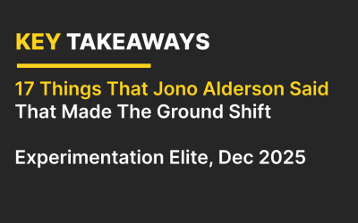 17 Things Jono Alderson Said That Made the Ground Shift
