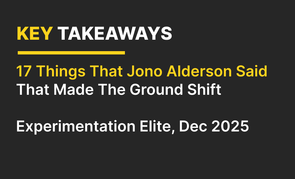 17 Things Jono Alderson Said That Made the Ground Shift