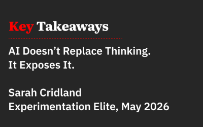 AI Doesn’t Replace Thinking. It Exposes It.