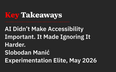 AI Didn’t Make Accessibility Important. It Made Ignoring It Harder.