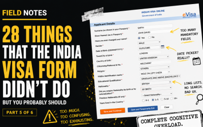 The India Visa Form Autopsy: Personal Details, Sensitive Questions and Dropdown Trauma