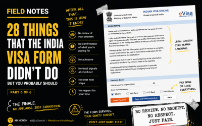 The India Visa Form Autopsy: Final Page, Broken Recovery and Defaults from Hell